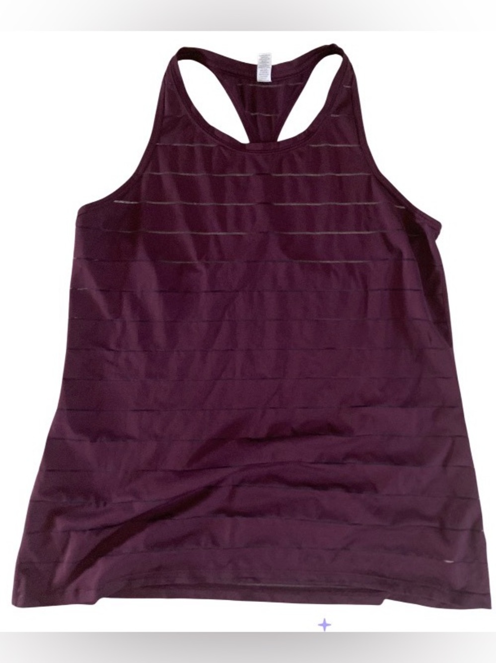 Athleta size L Women's Racerback Tank Top - Plum